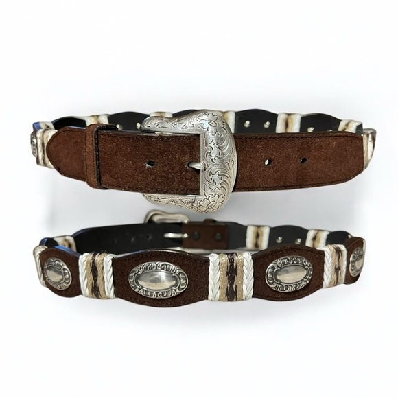 Western Cowboy Rodeo Boho Belt Unisex Size 34 - Picture 1 of 11